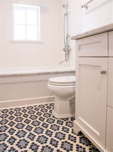Tiling bathroom floor picture from yy mosaic about black white concise art modern style geometry pattern coloured glaze mosaic tile reception room meeting room bathroom floor tile picture, bathroom tiles modern picture, modern mosaics picture and more on aliexpress.com. 39 grey mosaic bathroom floor tiles ideas and pictures 2020