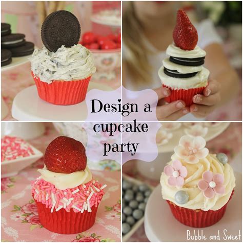 Bubble And Sweet How To Host A Cupcake Decorating Birthday Party