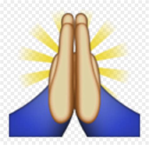 Praying Hands Emoji 128 Praying Hands Emoji Free Transparent Png