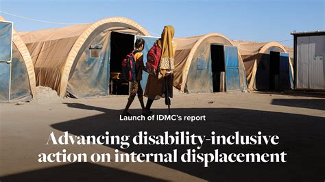 Online Launch Of Idmc Report Advancing Disability Inclusive Action On