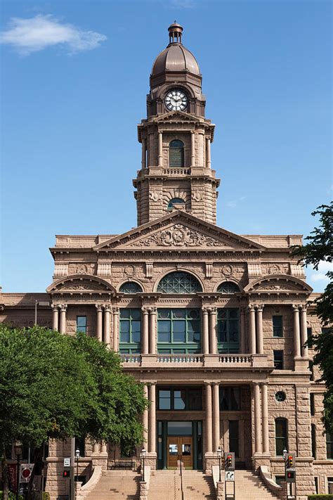 Tarrant Courthouse Fort Worth Photograph By P A Thompson Fine Art