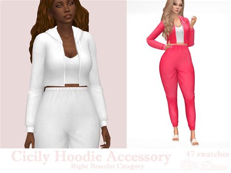 The Sims Resource Cicily Hoodie Accessory