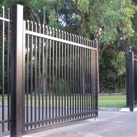 New Sliding Steel And Aluminum Sliding Gate China Gate And Steel Gate