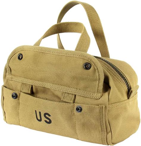 Oleader Reproduction Ww2 Us Army Style 12 Inch Tool Bag Canvas Packbag