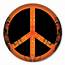 Peace Sign Circle Button  Magnet America