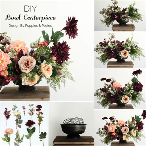 For your base you will need floral foam, floral tape, and a pedestal bowl. DIY Silk Flower Arrangement in 2020 | Flower centerpieces ...