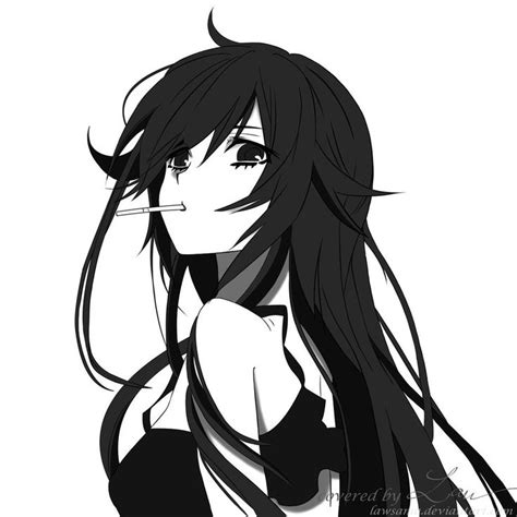 114 Best Images About Anime Girls Image White And Black On Pinterest