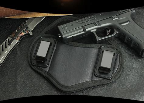 Universal Tactical Pancake Cutting Concealed Carry Pu Leather Iwb Gun Holster Ebay