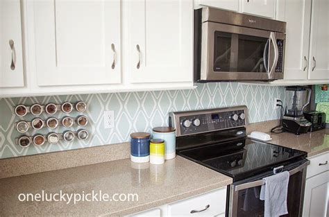 Browse photos of kitchen backsplash ideas and designs. Instant {removeable} Backsplash for $30 | Easy backsplash ...