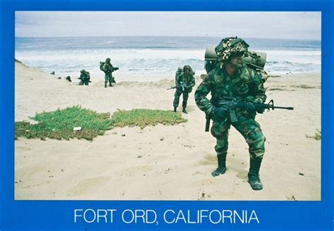 Vintage Fort Ord Postcard Circa 1970s Army Day Ord Fort