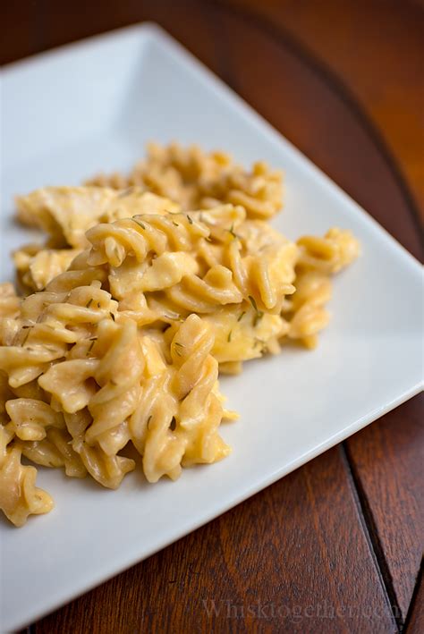 That's what we call balanced. Chicken Mac and Cheese