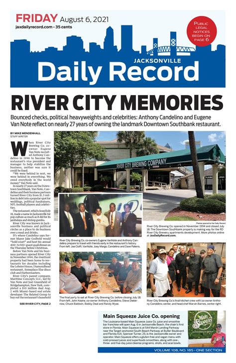 Jacksonville Daily Record 8621 By Daily Record And Observer Llc Issuu