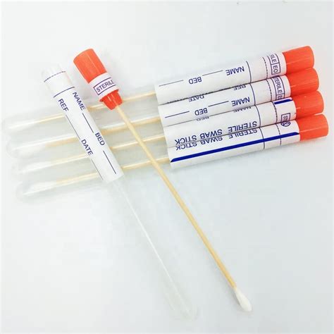 Disposable Sterile Cotton Sampling Specimen Collection Swab China