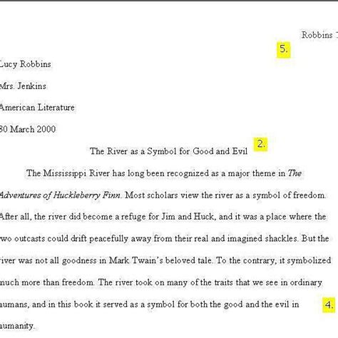 Use the tabs to navigate between the examples for quoting prose and quoting poetry. Sample Pages In Mla Format