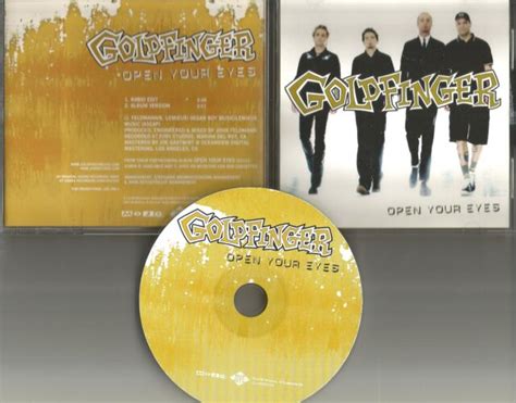 Goldfinger Open Your Eyes Radio Edit Rare Band Photo Cover Promo Dj Cd