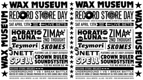Record Store Day 2019 Wax Museum Records Blog The Web Comes To