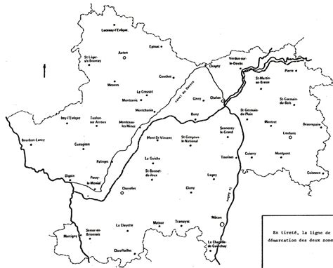 Ligne De Démarcation Saone Et Loire - Il y a 70 ans : quand Cluny organisait la Résistance – clunisois.fr