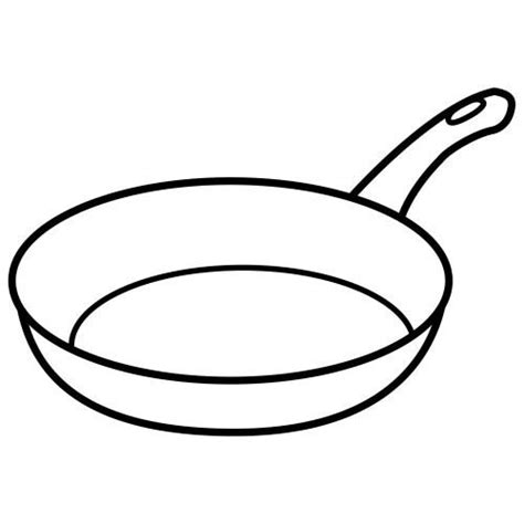 Frying Pan Coloring Coloring Pages