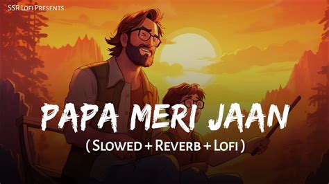 Papa Meri Jaan Lofi Mix Slowed Reverb Sonu Nigam Animal Ssr