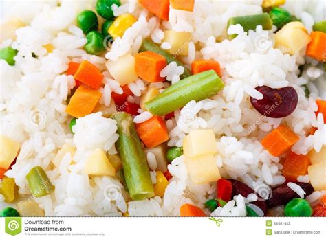 Delicious Rice With Vegetables Stock Photo Image Of Grain Italian