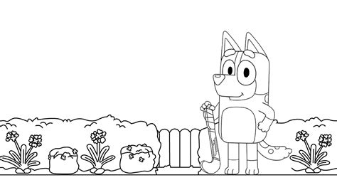 Disney Junior Bluey Coloring Pages Hannah Thomas Coloring Pages