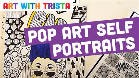 Pop Art Self Portraits Drawing Tutorial Art With Trista Youtube