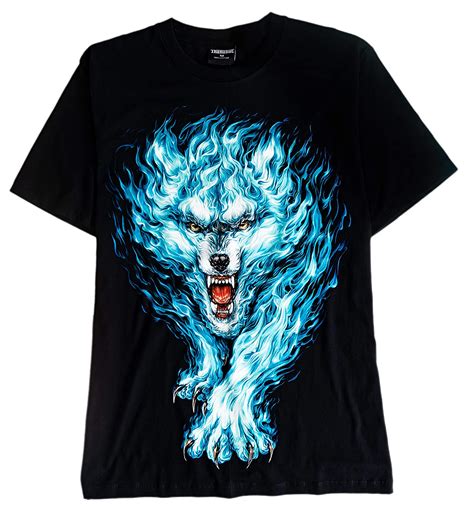 Buy T Shirt Sale 3d Glow In Dark Animal For Man Unisex Medium Wolf