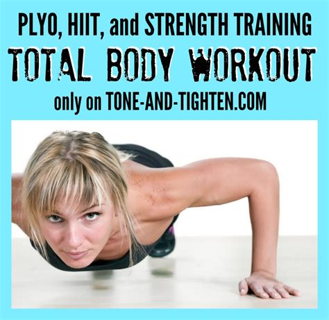 Total Body Plyo And Hiit Workout Tone And Tighten