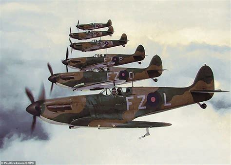Firepower For Freedom Spitfires In Formation The Image Is From New