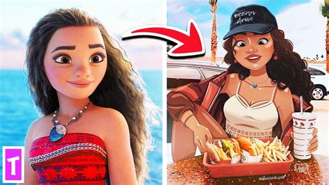 Disney Princesses Reimagined As Modern Day Millennials Youtube