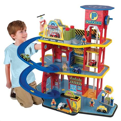 Kidkraft Deluxe Garage Set Toy Garage Kids Kidkraft