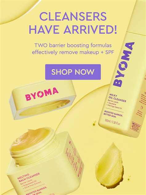 Byoma Skin Barrier Boosting Skincare Products Byoma