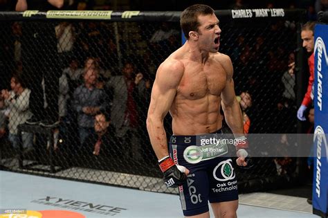 Luke Rockhold Reacts After His Tko Victory Over Costas Philippou In