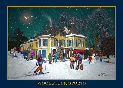 Woodstock Sports In Winter Photograph By Nancy Griswold Fine Art America