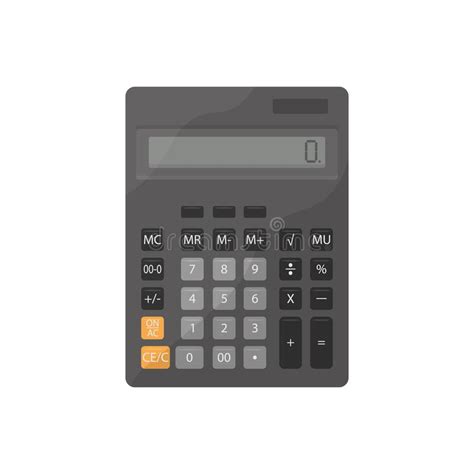 An Illustration With The Image Of A School Calculator Office