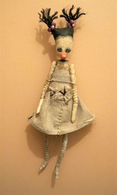 dance art doll sandy mastroni odd creepy doll bizarre stitched linen spooky odd art dolls