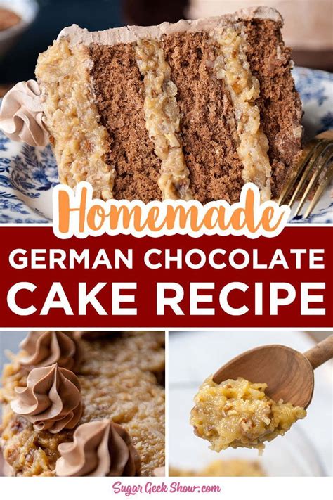 Stir in vanilla and chocolate. Classic German Chocolate Cake | Recipe (With images ...