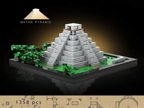 Lego Moc Mayan Pyramid By Marius2002 Rebrickable Build With Lego