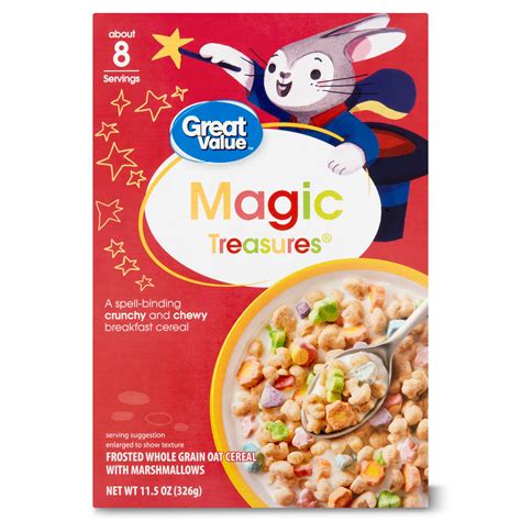Great Value Magic Treasures Whole Grain Oat With Marshmallow Cereal 11