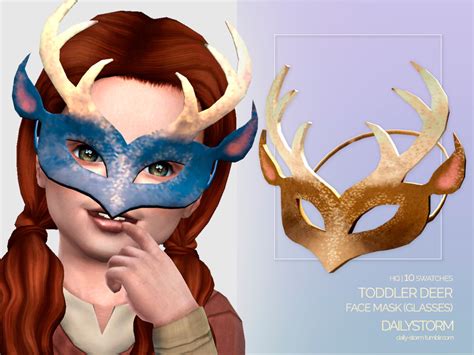 Deer Mask Toddler The Sims 4 Catalog