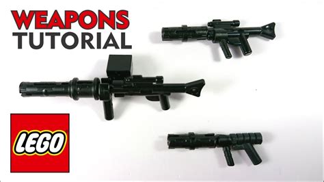 Lego Weapon Modern Warfare Machine Gun Rifle And Smg Moc Tutorial