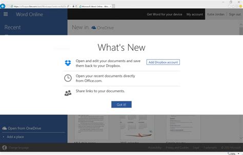 Office Online And Dropbox Web Integration Now Available Microsoft 365