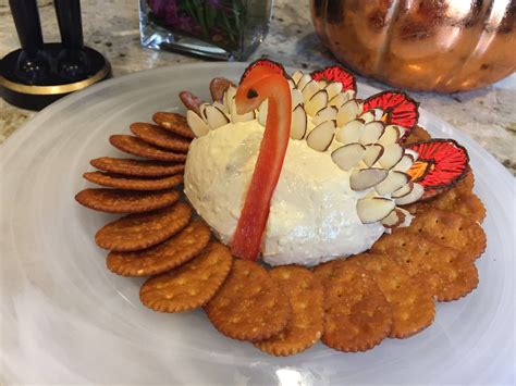 Super Cute Turkey Cheese Ball