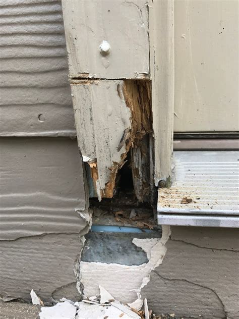 How To Repair Dry Rot On A Door Frame Or Window Door Frame Repair