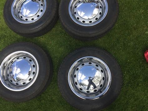 Mgb Steel Wheels With Chrome Centres In Kingskerswell Devon Gumtree