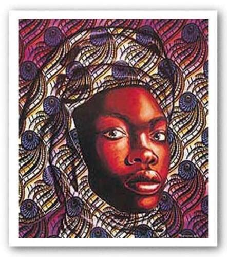 Senegal Larry Poncho Brown African American Art Print 6x7 Ebay