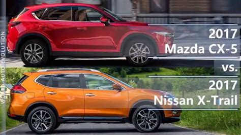 2017 Mazda Cx 5 Vs 2017 Nissan X Trail Technical Comparison Youtube
