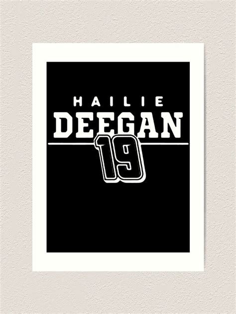 Hailie Deegan 19 Art Print For Sale By Kimberlykayshe Redbubble