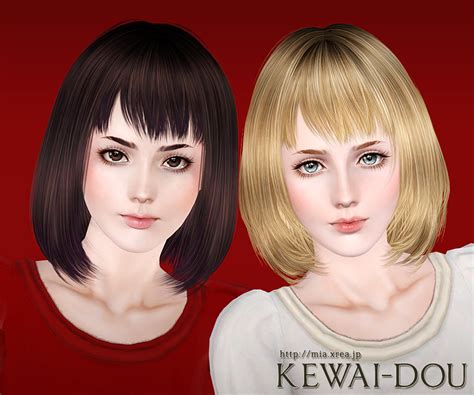 My Sims 3 Blog Kewai Dou Cecile K Hair For Females