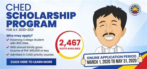 Ched Scholarship Program 2023 Apply Online And Application Form
